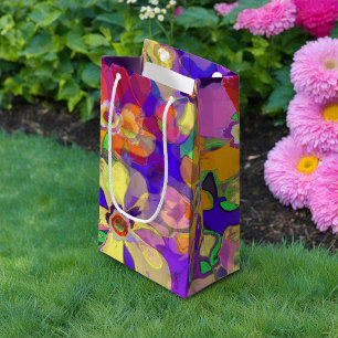 Pop Art Blume Kleine Geschenktüte