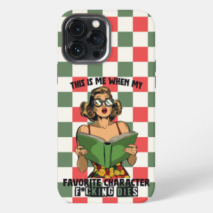 Pop Art Bookworm, Weihnachten iPhone 13 Pro Max Hülle