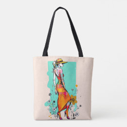 Pop-Art-Botanik-Traum-Tasche 🌈🌼