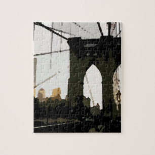 Pop Art Brooklyn Bridge Puzzle