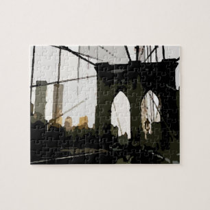 Pop Art Brooklyn Bridge Puzzle
