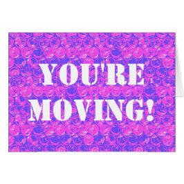 Pop Art Bubble Wrapper Housewarming Card