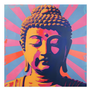 Pop Art Buddha Fotodruck