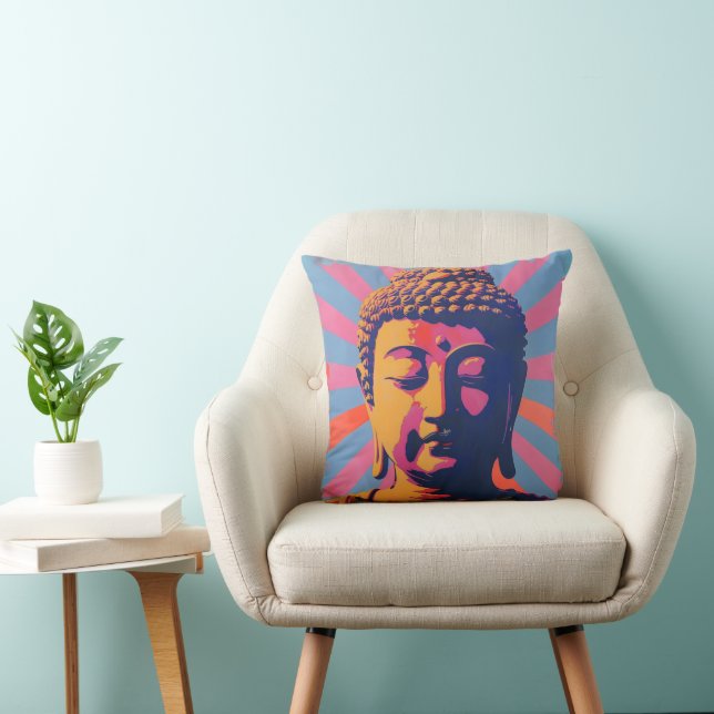 Pop Art Buddha Kissen (Stuhl )