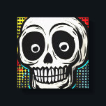 "Pop Art Calavera: Eine zeitgenössische Drehung Leinwanddruck<br><div class="desc">Titel: "Pop Art Calavera: Eine zeitgenössische Drehung" Kunstwerk von Nate Haselton Beschreibung: "Treten Sie in eine Welt ein, in der Tradition und Moderne mit unserer dynamischen Leinwand "Pop Art Calavera: Eine zeitgenössische Drehung" zusammenkommen. Dieses faszinierende Stück nimmt den idyllischen Calavera-Schädel und erfindet ihn neu durch die lebendige und spielerische Linse...</div>