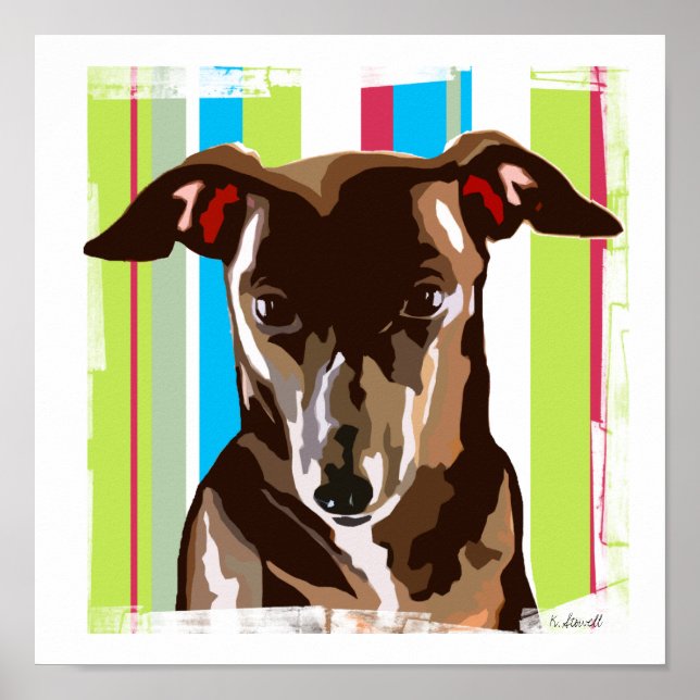 Pop Art Canvas Print Poster (Vorne)