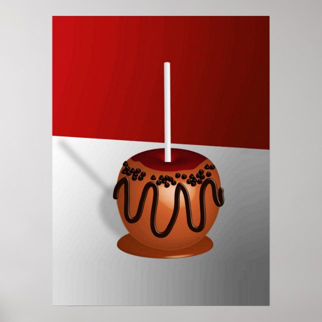 Pop Art Caramel Apple Poster (Vorne)
