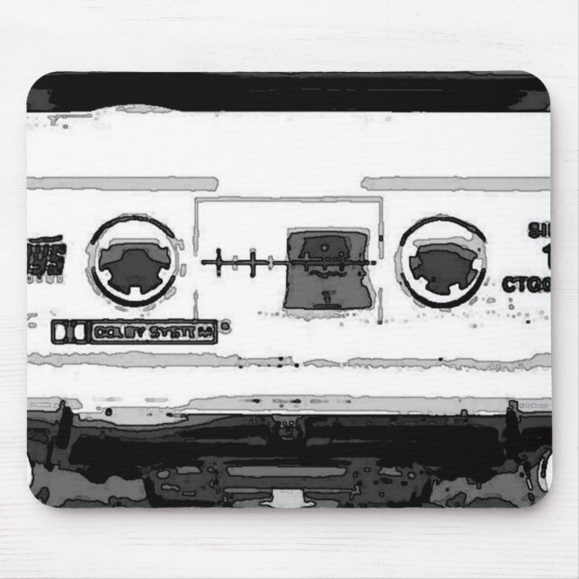 Pop Art Cassette Mousepad (Vorne)