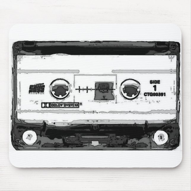 Pop Art Cassette Mousepad (Vorne)