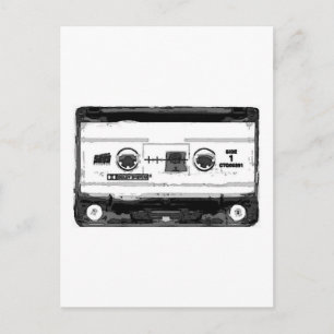 Pop Art Cassette Postkarte