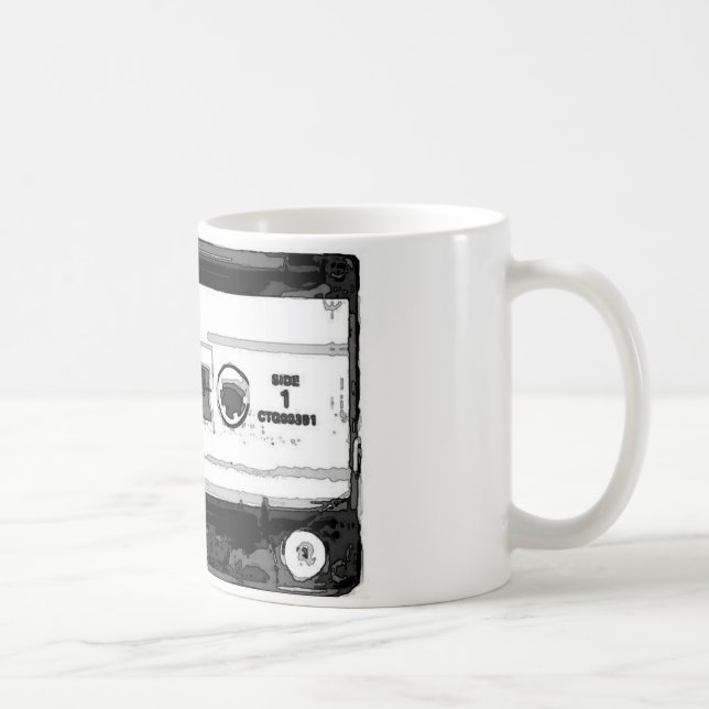Pop Art Cassette Tasse (Rechts)
