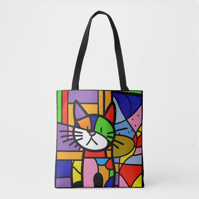 Pop Art Cat Design Vibranful and Coulourful (Vorderseite)