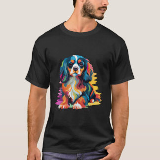 Pop Art Cavalier King Charles Spaniel T-Shirt