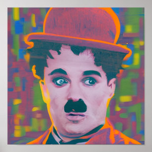 Pop Art Chaplin Poster
