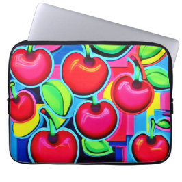 Pop Art Cherry Burst Laptopschutzhülle