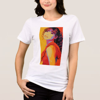 Pop Art Chique Girl Tri-Blend Shirt