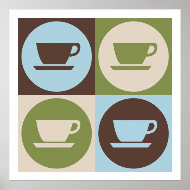 Pop Art Coffee Poster (Vorne)