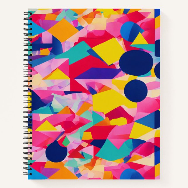 Pop Art Collage Notebook Notizbuch (Vorderseite)