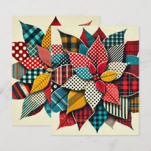Pop Art Collage Poinsettia Scrapbook