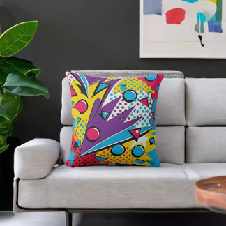 Pop Art Colorado Abstrakt Print Kissen