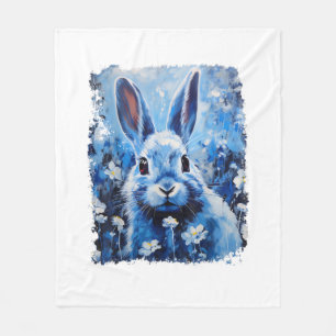 Pop Art Colorado Bunny Rabbit Fleecedecke