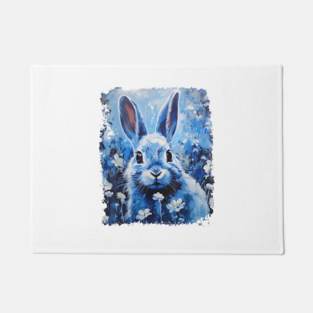 Pop Art Colorado Bunny Rabbit Fußmatte (Vorderseite)