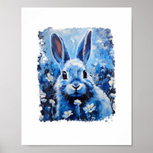 Pop Art Colorado Bunny Rabbit Poster