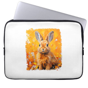 Pop Art Colorado Kaninchen Orange Laptopschutzhülle