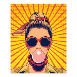  Pop Art Colorido  Arte Moderna Vibrante  Fotodruck