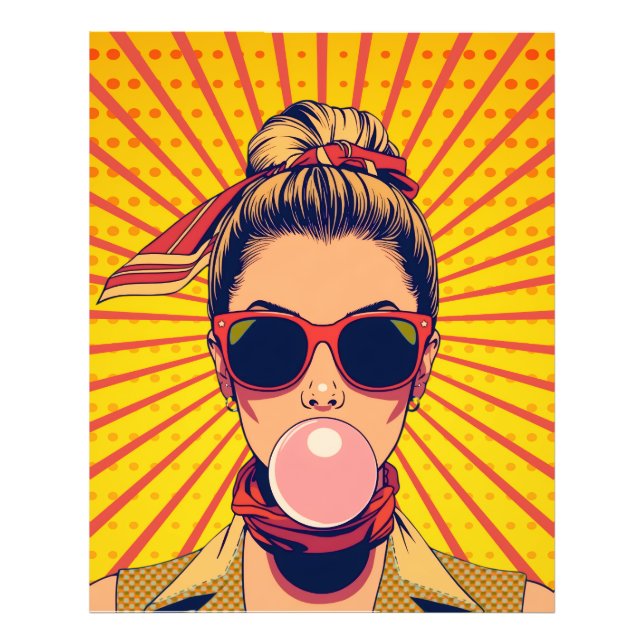  Pop Art Colorido  Arte Moderna Vibrante  Fotodruck (Vorne)