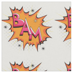 Pop Art Comic Bam! Stoff