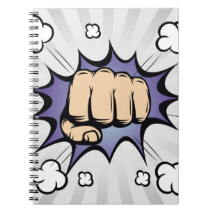 Pop Art Comic Blasen Design. Vintage Darstellung Notizblock