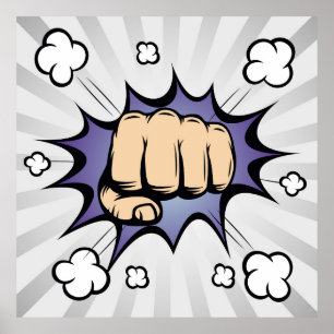 Pop Art Comic Blasen Design. Vintage Darstellung Poster