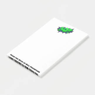 Pop Art Comic Bop! Kundenspezifische Super Hero Ge Post-it Klebezettel