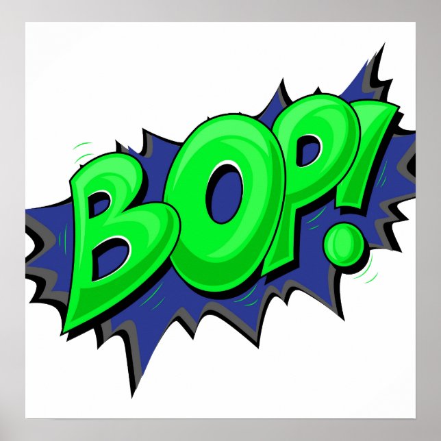 Pop Art Comic Bop! Poster (Vorne)