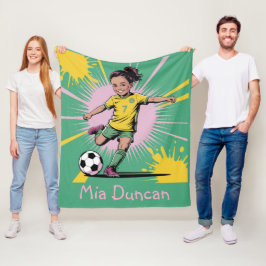 Pop Art Comic Girls Schule Fleecedecke