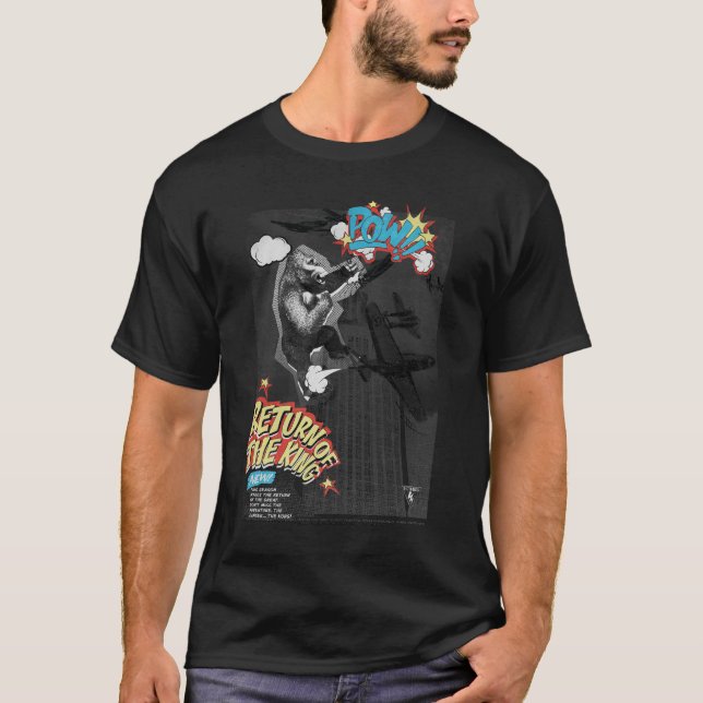 Pop Art Comic Gorilla Poster T-Shirt (Vorderseite)