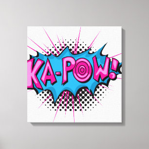 Pop Art Comic Ka-Pow! Leinwanddruck