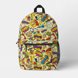 Pop Art Comic Retro-Rückpack Bedruckter Rucksack
