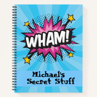 Pop Art Comic Stil personalisiert Notebook Notizbuch