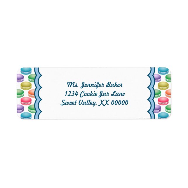 Pop Art Cookies Farbige Macarons (Vorne)