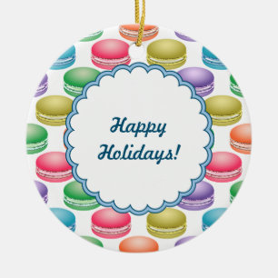 Pop Art Cookies Farbige Macarons Keramikornament