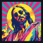 Pop Art Cool Jesus Fotodruck<br><div class="desc">Wenn Sie religiöse Entwürfe mögen,  wird dieses perfekt für Sie sein. Es zeigt Jesus.</div>