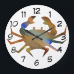 Pop Art Crab Große Wanduhr<br><div class="desc">Pop Art Crab. Please Select Customize. Remove or ändert das Bild "Numbers 1-12" prior to purchase. Design,  das man schlucken kann.</div>