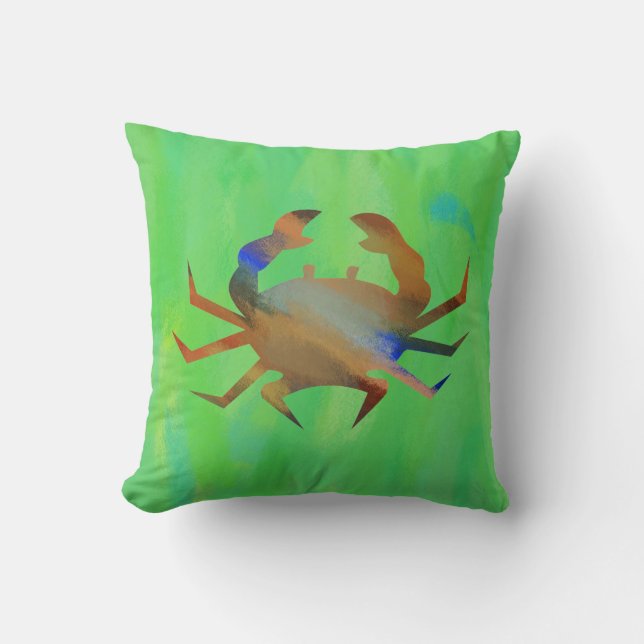 Pop Art Crab Kissen (Vorderseite)