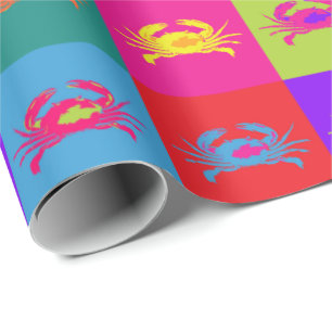 Pop Art Crabs Geschenkpapier