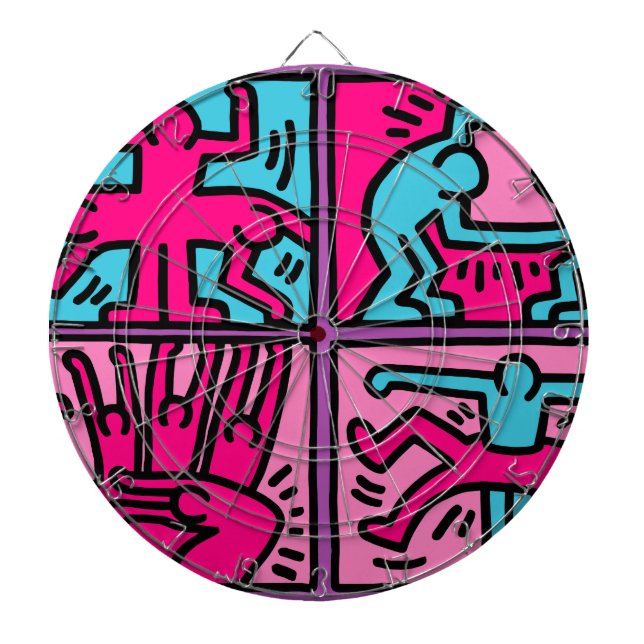 Pop Art Dartscheibe (vorne)