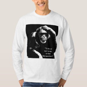 Pop Art denkt an den langen Sieb der Affen T-Shirt