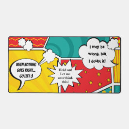 Pop Art Desk Mat Schreibtischunterlage