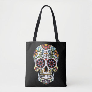 Pop-Art Dia de los Muertos Zucker-Schädel Comic